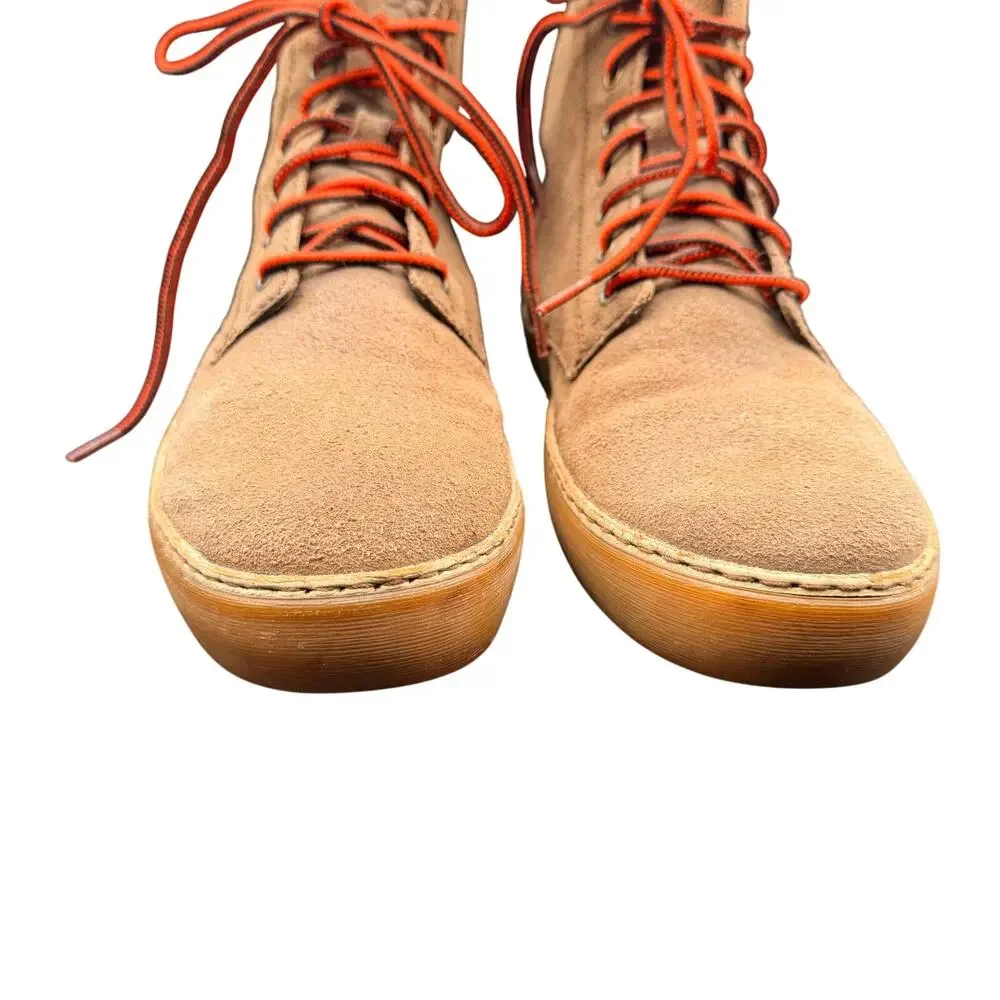 UGG Men’s Suede High Top Boots Brown Gum Sole Lace Up Size 8.5